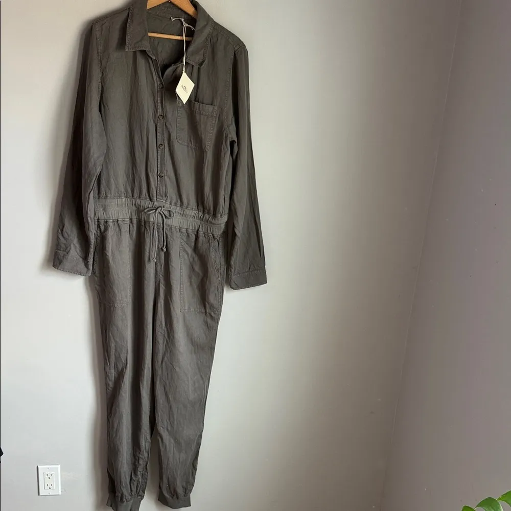 NEW FAHERTY Arlie Day™ Jumpsuit Surplus Green Large - Image 3