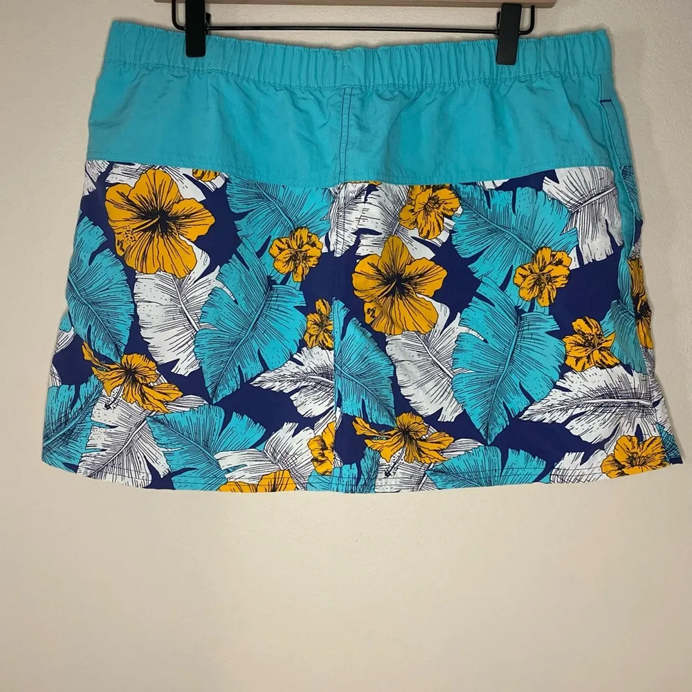 Floral Print Skirt Women’s XL -Bold Tropical Print | Easy on skirt EUC - Image 4