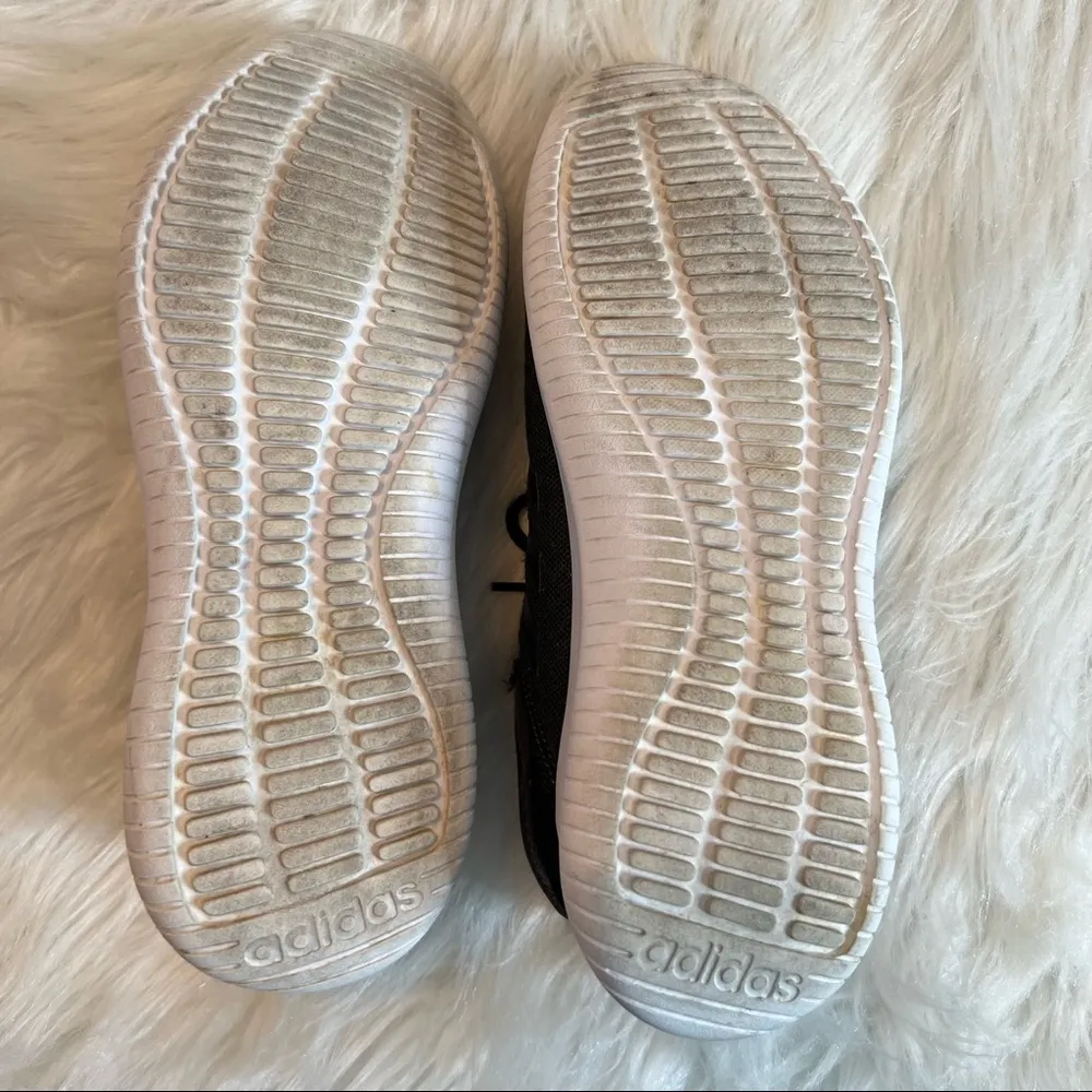 Adidas Black Cloudfoam Sneakers Size 6.5 Lace Up - Image 6