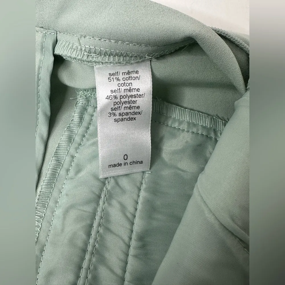 Maurices Shorts Women’s Size 0 Sage Green Side Zip Chic Preppy Classy Summer New - Image 11