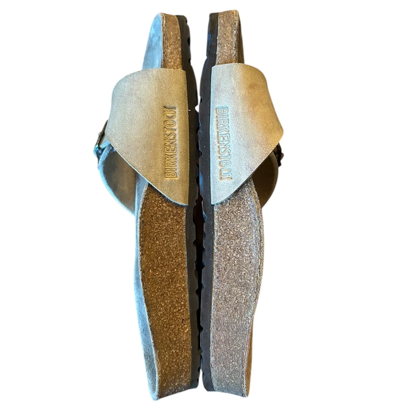 BIRKENSTOCK Women's Madrid Sandals EU 36 US 5 5.5 Tan Birko Flor Single Strap - Image 6