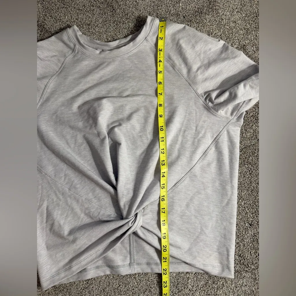 Lululemon Tuck & Gather Pullover in Heathered Mod Stargaze Silver Size Medium - Image 15