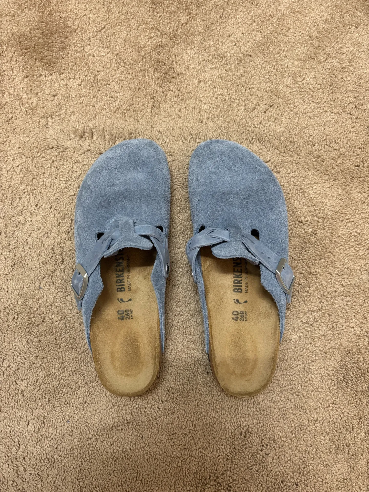 Blue Birkenstock clogs - Image 3