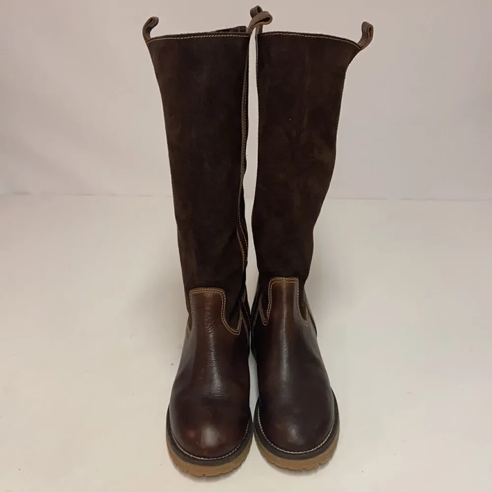 SBICCA JAVAN LEATHER RIDING BOOTS KNEE-HIGH BOOTS size 8.5 B23A - Image 4