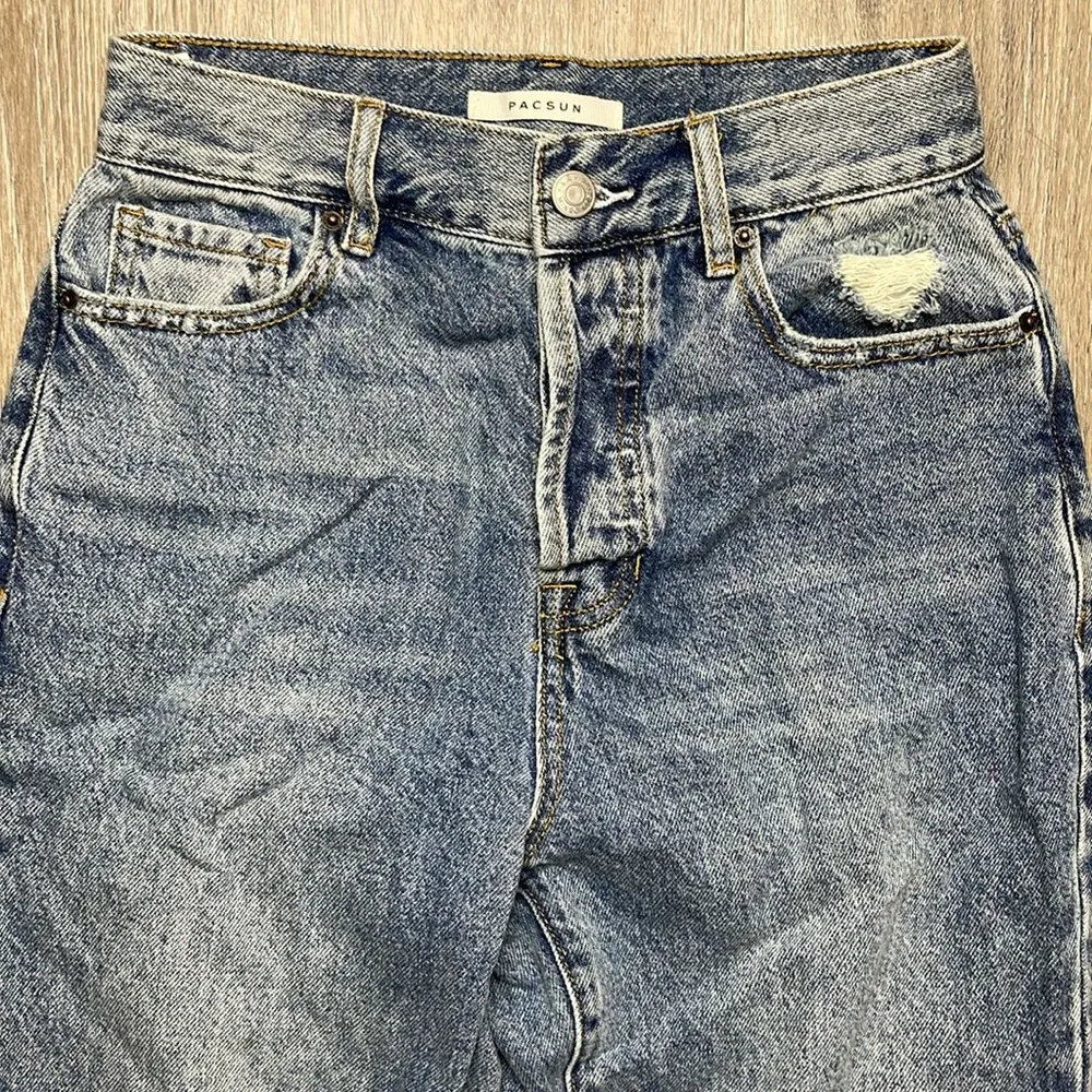 PacSun High Rise Straight Leg Jeans Size 25 - Image 5