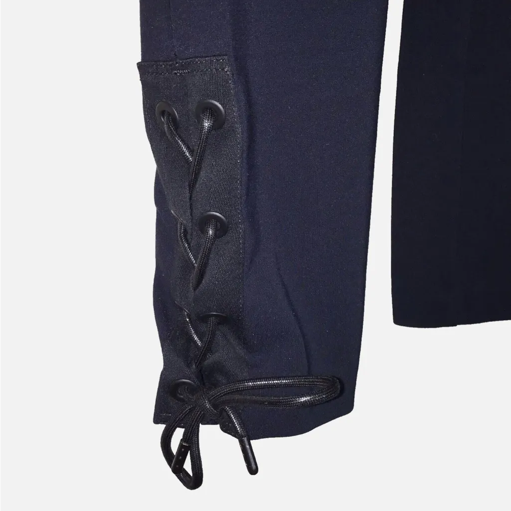 Rag & Bone SImone Women’s 10 Dark Navy Skinny ankle lace up  Dress Pants - Image 2