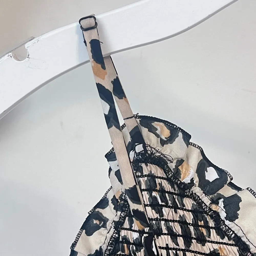 FINAL PRICE Vintage Havana Smocked  Cheetah Dress - Image 5