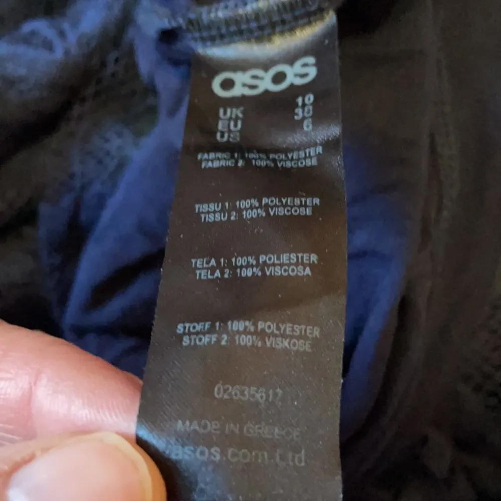 ✨Host Pick! asos Maternity Navy Lace Dress Blue Size undefined - Image 6