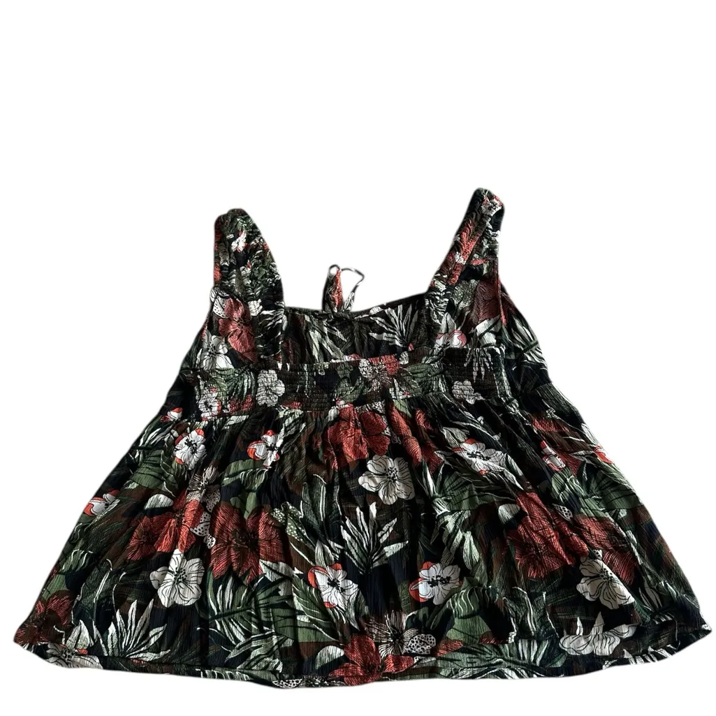 women’s floral print volcom tank top size xl - Image 5