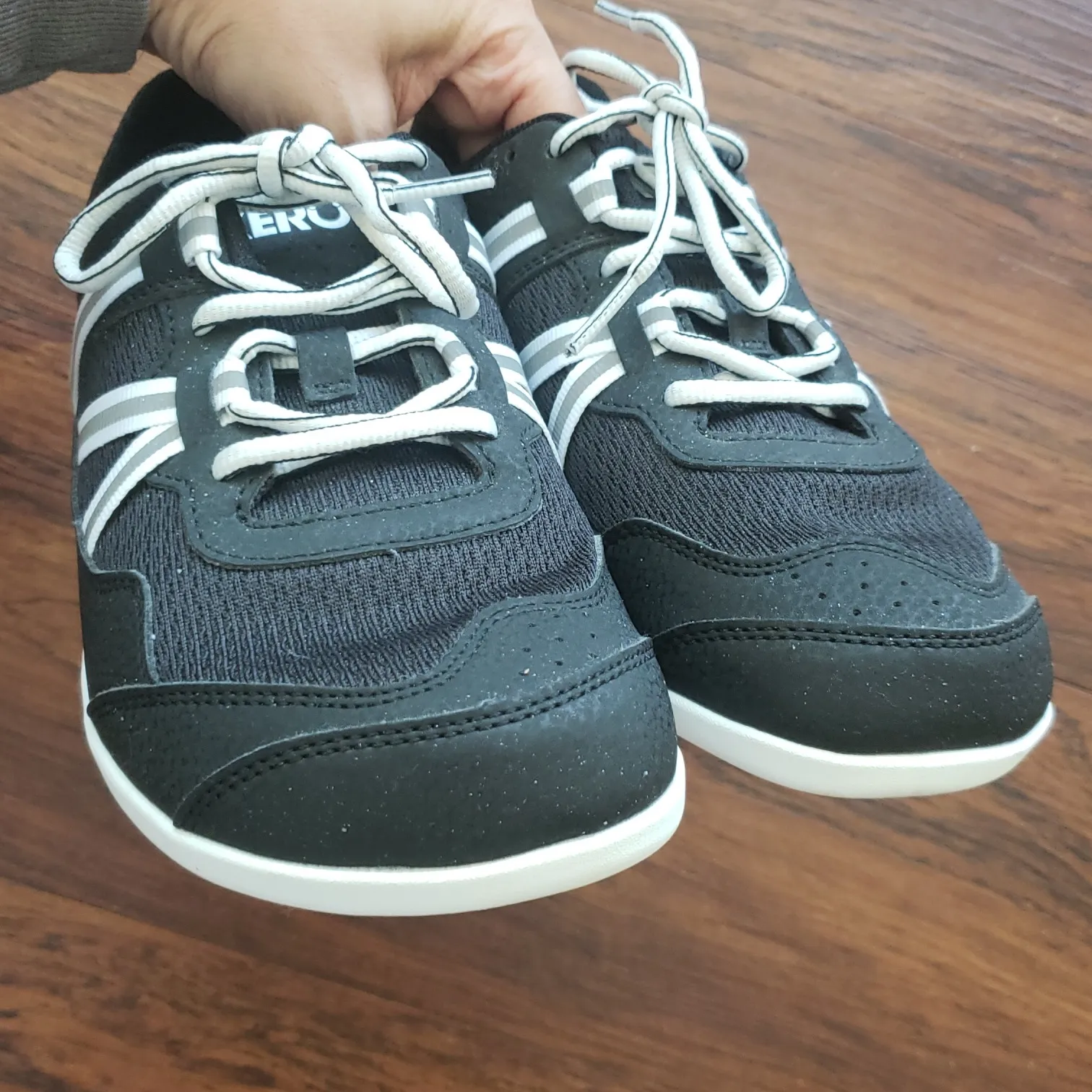 Xero Womens Prio Black and White Barefoot Running Athletic Sneakers Size 7 - Image 5