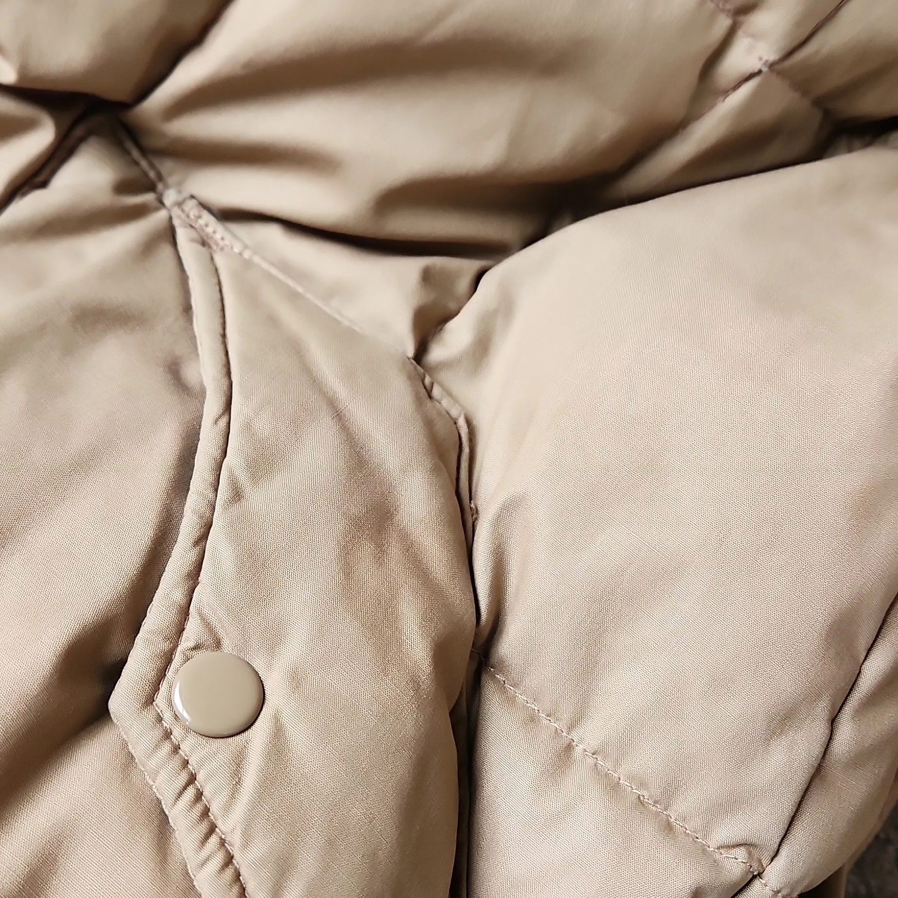 Vintage Monette Casuals Tan Puffer Coat SIZE M Size M - Image 10