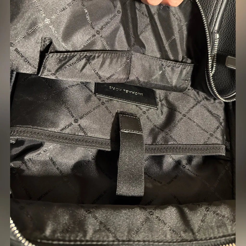 New Michael Kors Commuter Backpack Black Bag $548 retail - Image 3