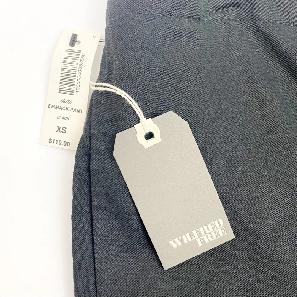 Aritzia X Wilfred Free Emmack Linen Cotton Belted High Rise Tapered Pant Trouser - Image 8