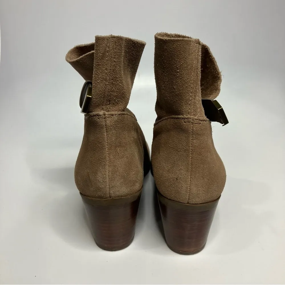 Franco Sarto monument suede leather ankle boots‎ size 7.5 - Image 5