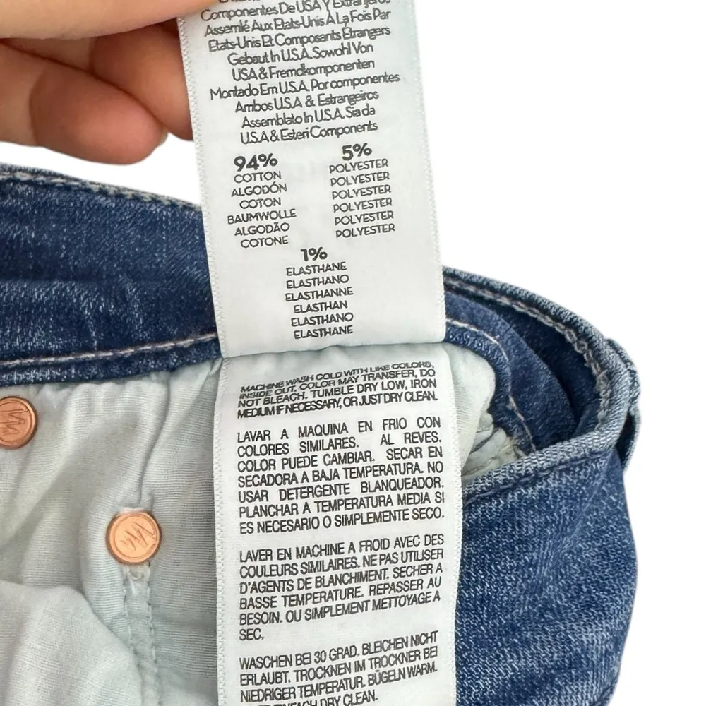 Mother The Mid Rise Rider Ankle Wish on A Star Size 24 - Image 14