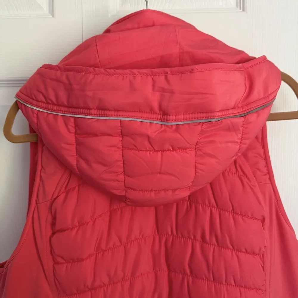 Tangerine Women's Orange Hooded Puffer Athletic Vest size XXL high‎ visibility - Image 4