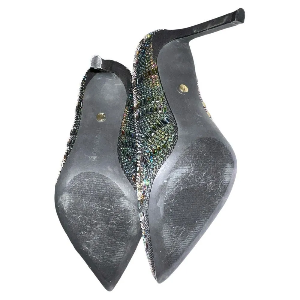 Thalia sodi stunning beaded black heels! New - Image 10