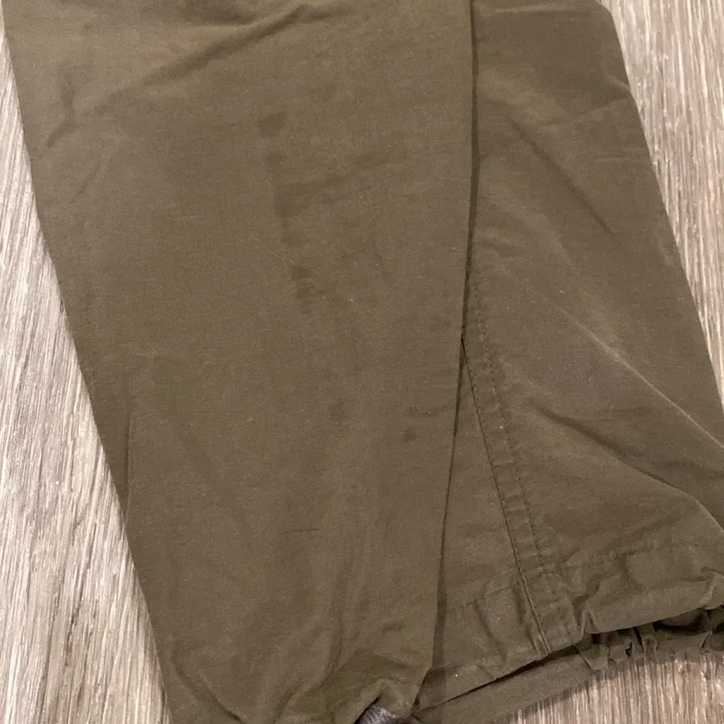 Y2k vintage L.E.I low rise baggy utility cargo pants olive green medium - Image 7