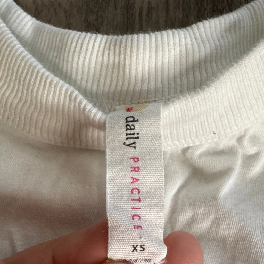 Daily Practice Anthropologie Goal Line Twofer Mini Dress Size Medium White - Image 3