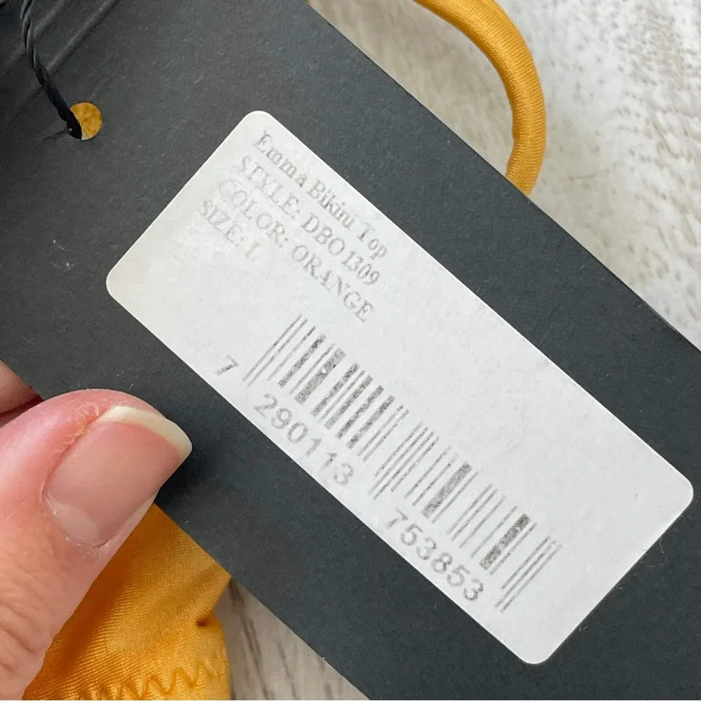 Dodo Bar Or Bikini Top emma NWT yellow (large) underwire colorful swim summer Gold - Image 6