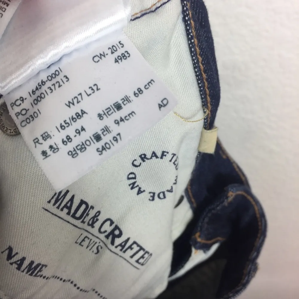 Levi’s Made & Crafted Sticks Slim Raw Hem Jeans - Image 8