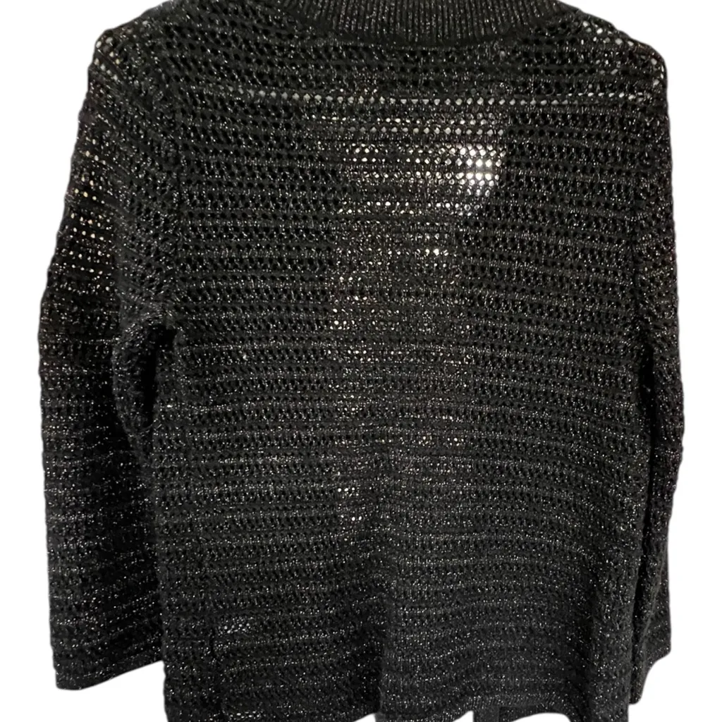 Banana Republic Black Open-Front Cardigan - Image 3
