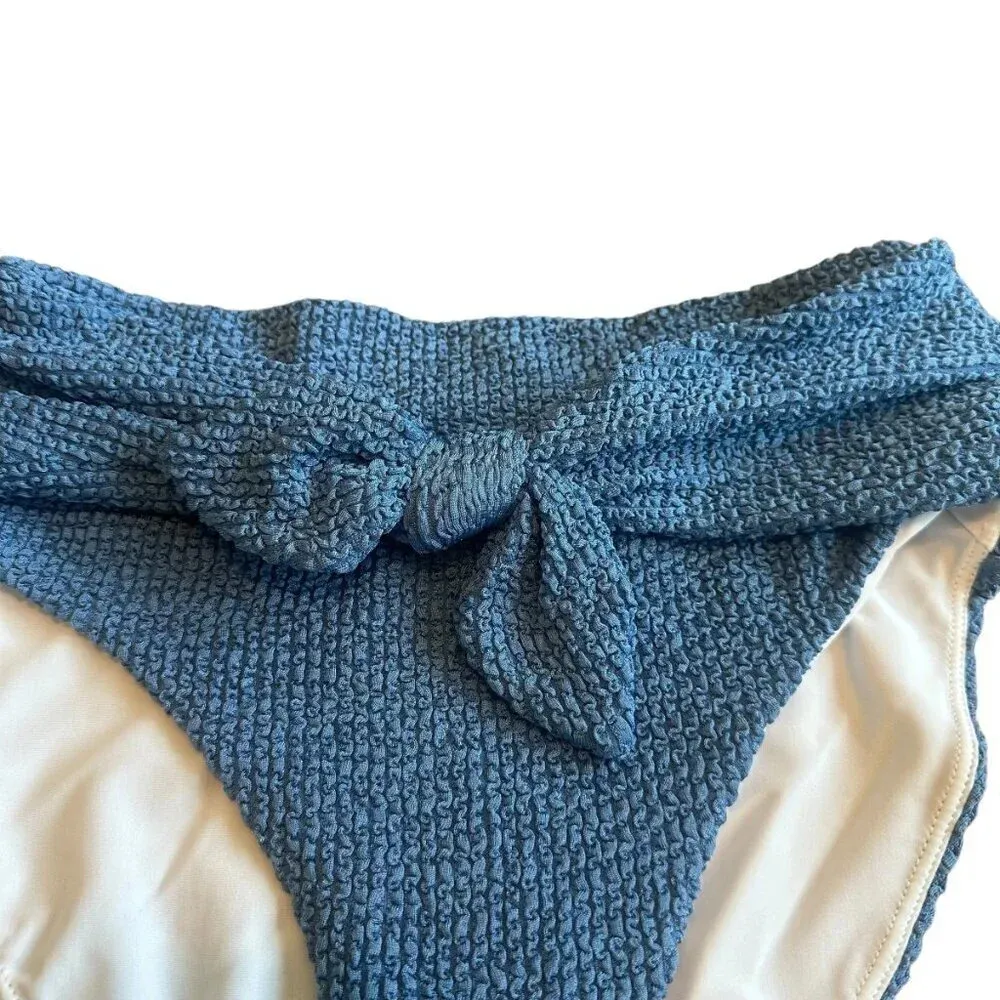 Veronica Beard Azoia Swimsuit Bottom Bathing Suit French Blue Size Medium NWT - Image 4