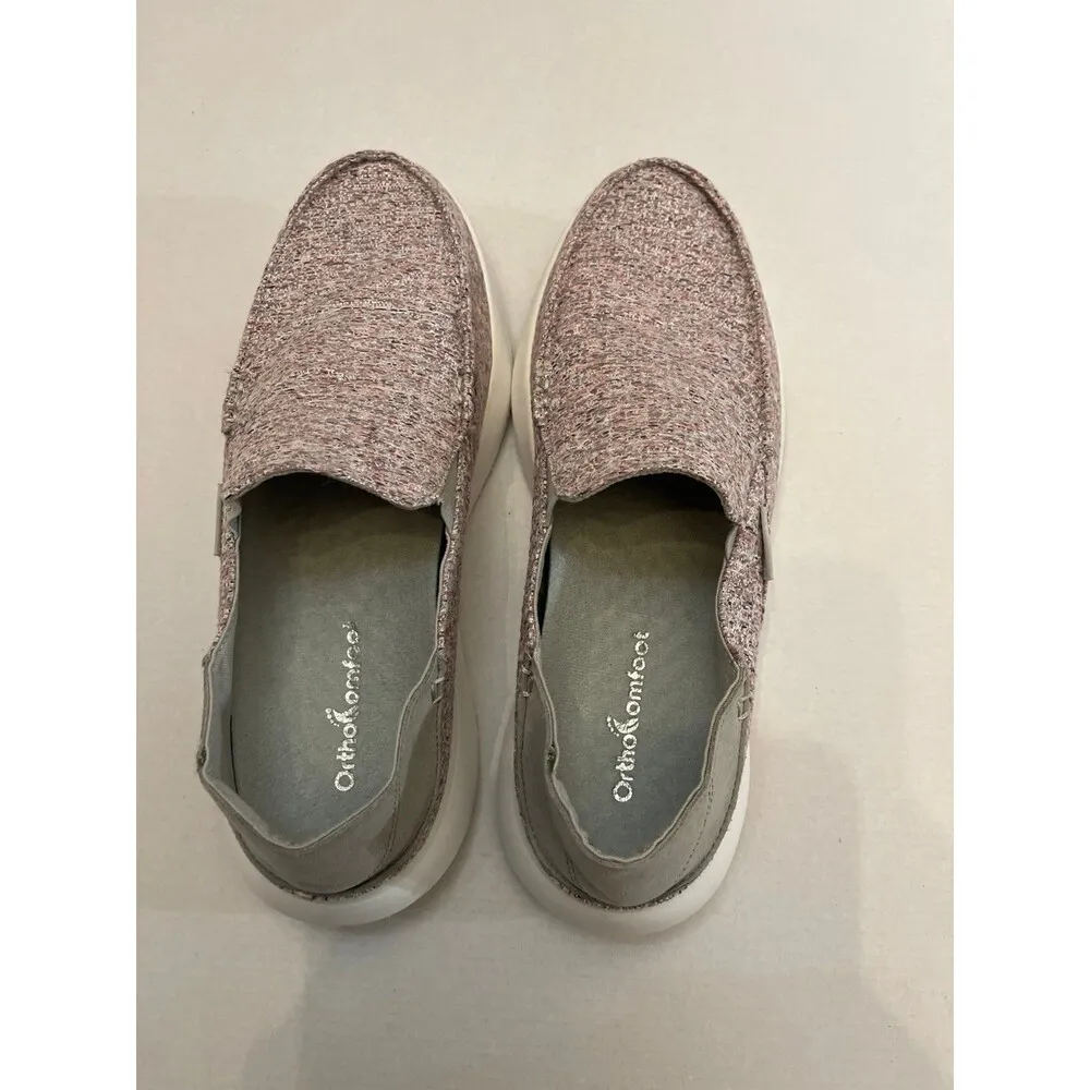 OrthoComfoot Orthopedic Women's Slip On Shoes with Arch Support Size 42 (11) New Purple - Image 6