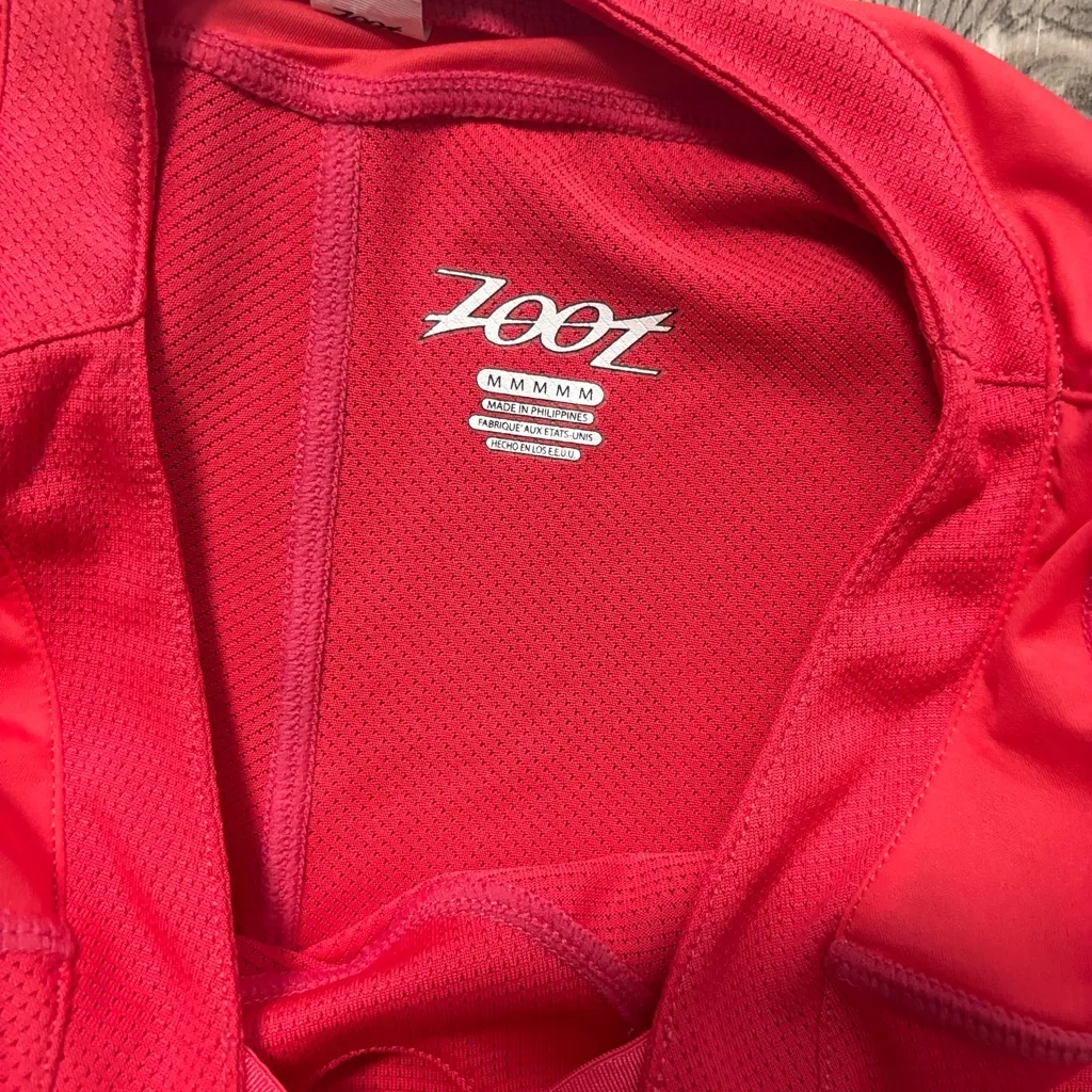 Zoot Women's Vibrant Red Short Sleeve Tee Size undefined - Image 3