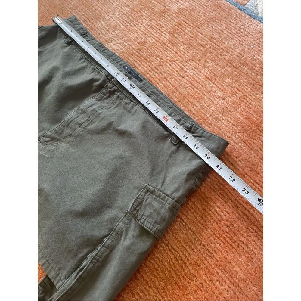 ASOS DESIGN bellow pocket mini skirt in khaki - Image 5