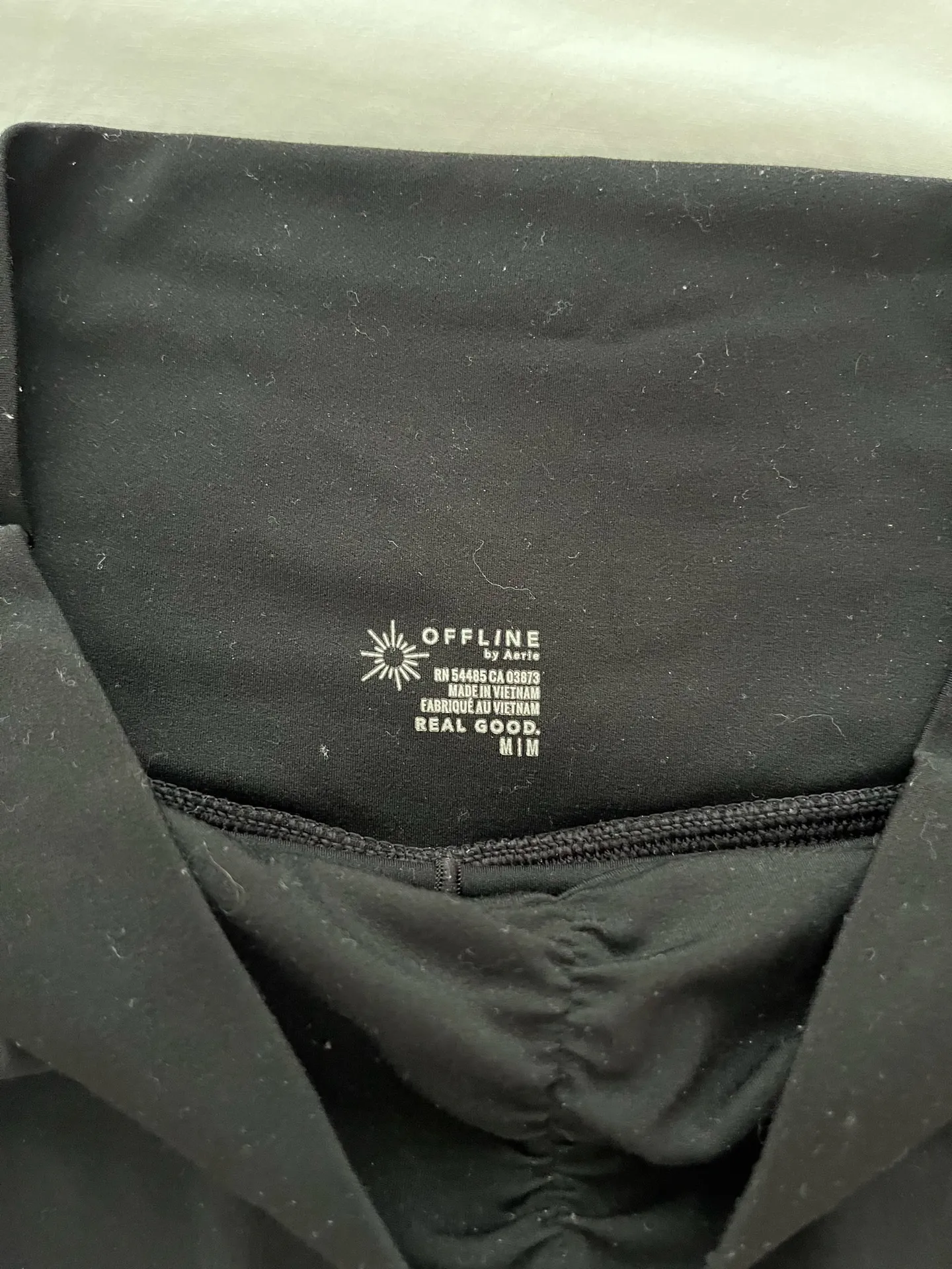 Aerie black athletic shorts double lined  - Image 3