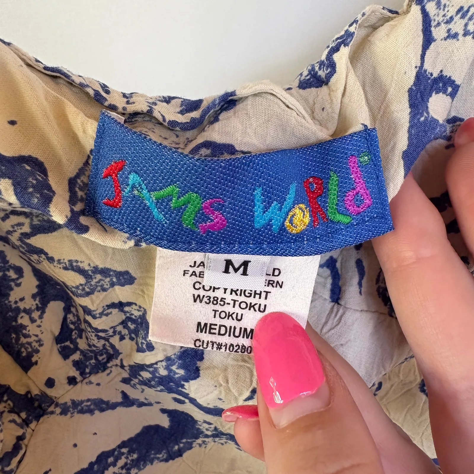 Jams World Ocean Babydoll Vacation Midi Dress Euro Cruise Beach Ibiza Medium - Image 7