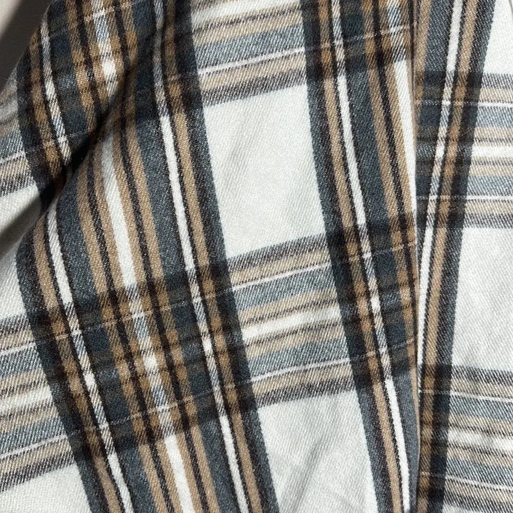 Time and Tru Plaid Ruana Poncho Sweater Wrap |‎ one size Size undefined - Image 4