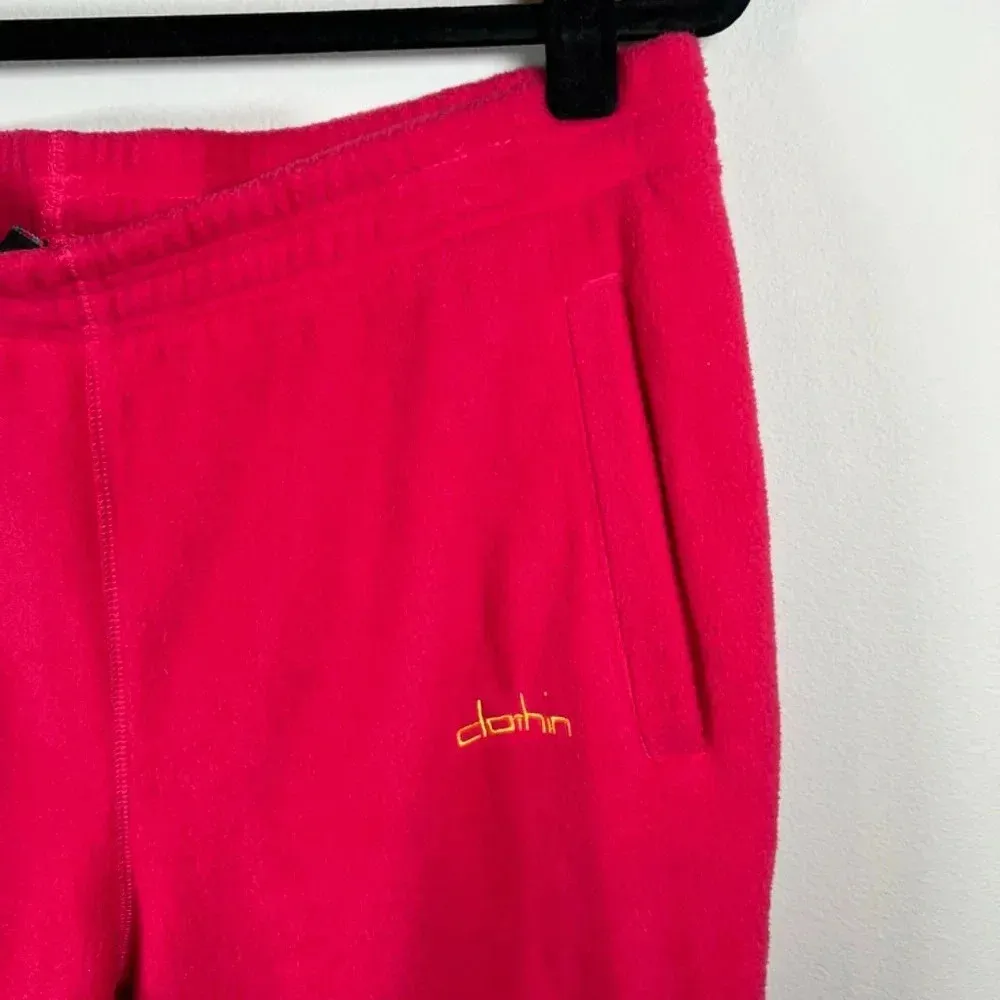 Clothin Women's Fleece Pants Red Thermal Pull On Soft Cozy Outerwear Ski XL NWT - Image 5