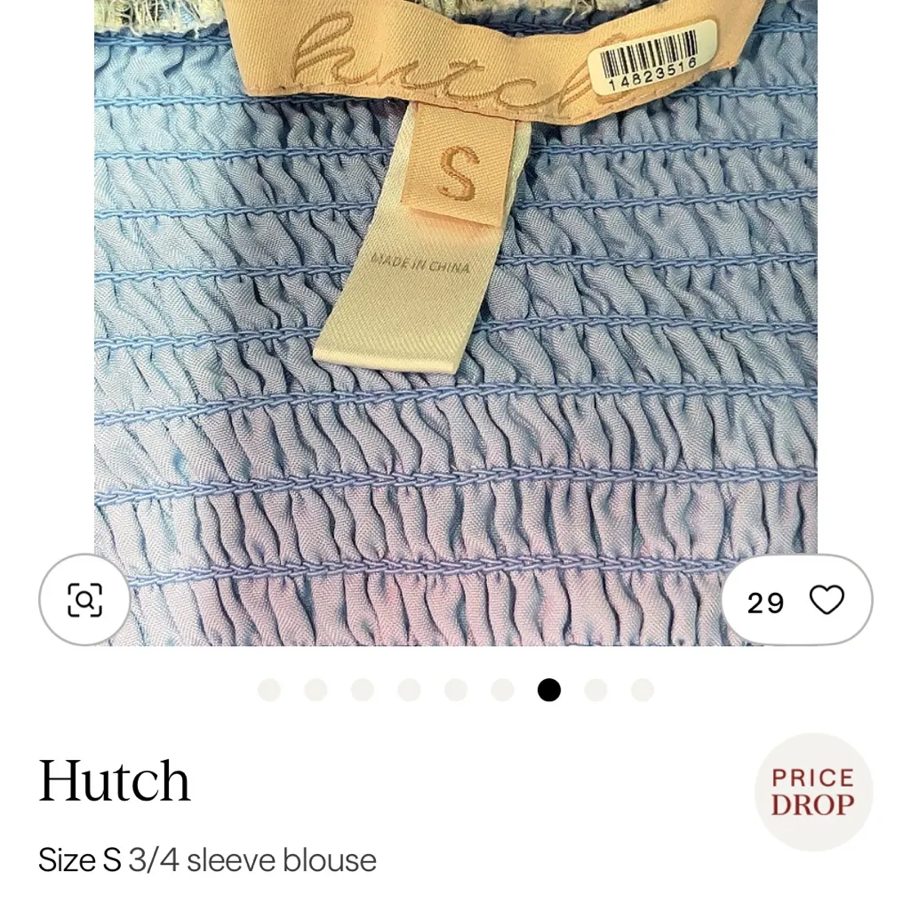 Hutch Blue Floral Blouse - Image 2