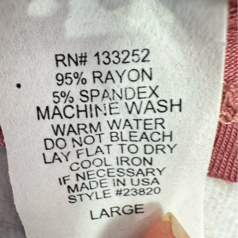 Inner Beauty Mauve Short Dolman Sleeve Single Shoulder Cutout Shirred Hem Top Size L - Image 12