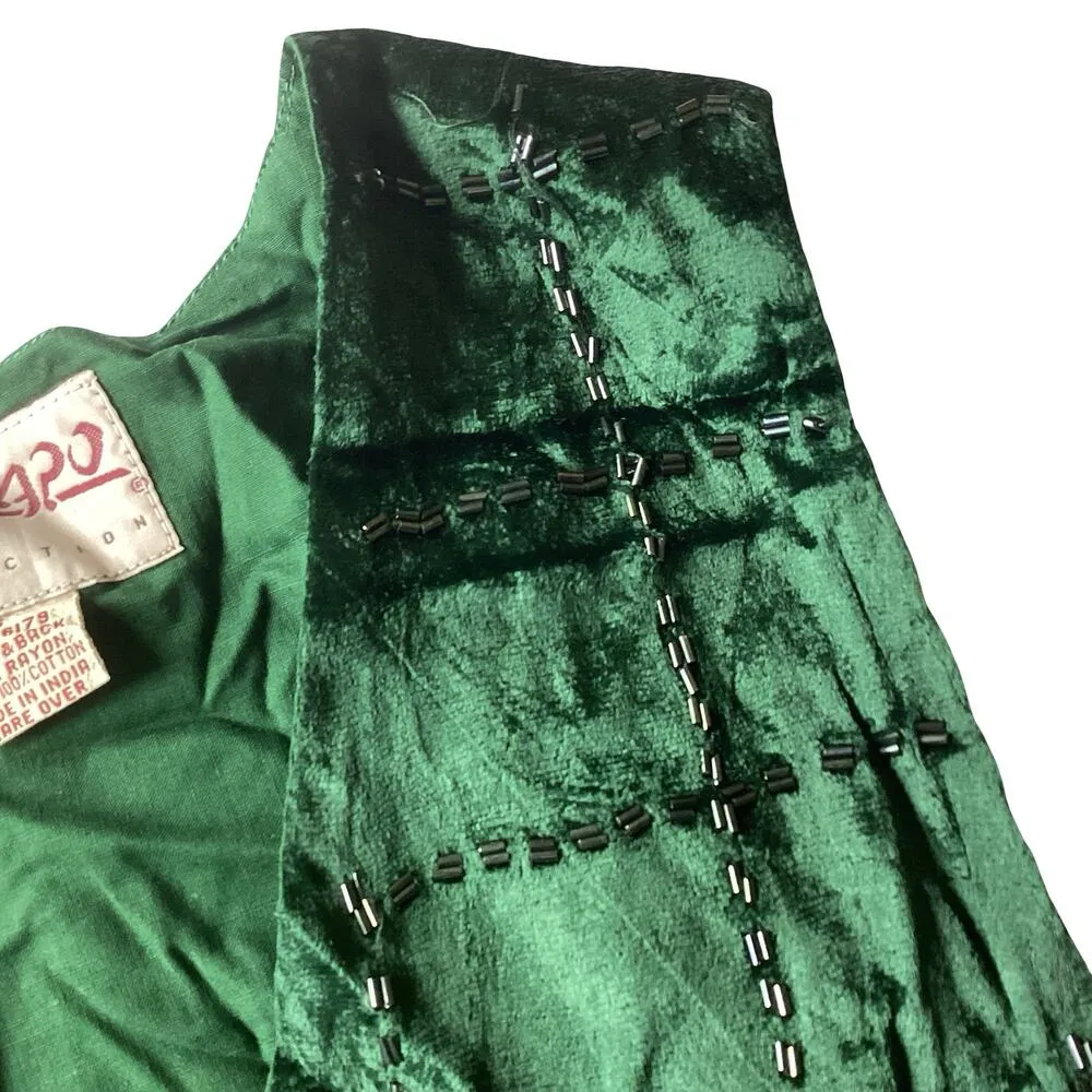 Asapo Green Beaded Vest - Image 4