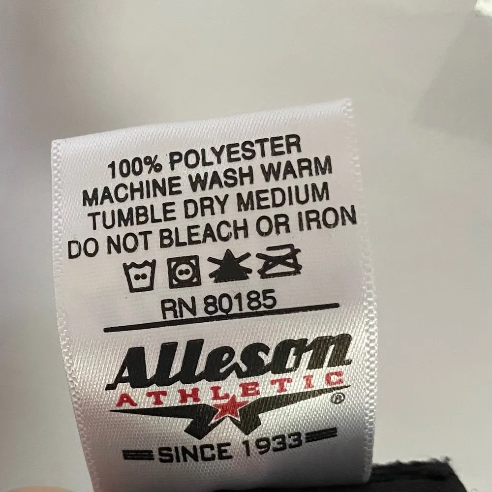 Alleson Athletic Black Women’s Size Medium Softball Cropped Pants Zip Up - Image 9