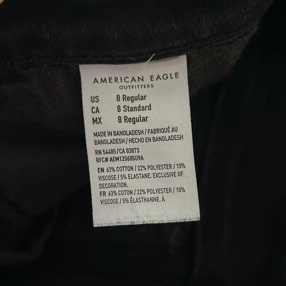 American Eagle Black Denim High Rise Jegging Skinny Jeans - Image 4