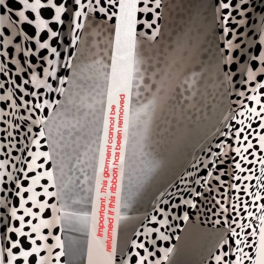 NEW MISSGUIDED Dalmatian open back dress - Image 5