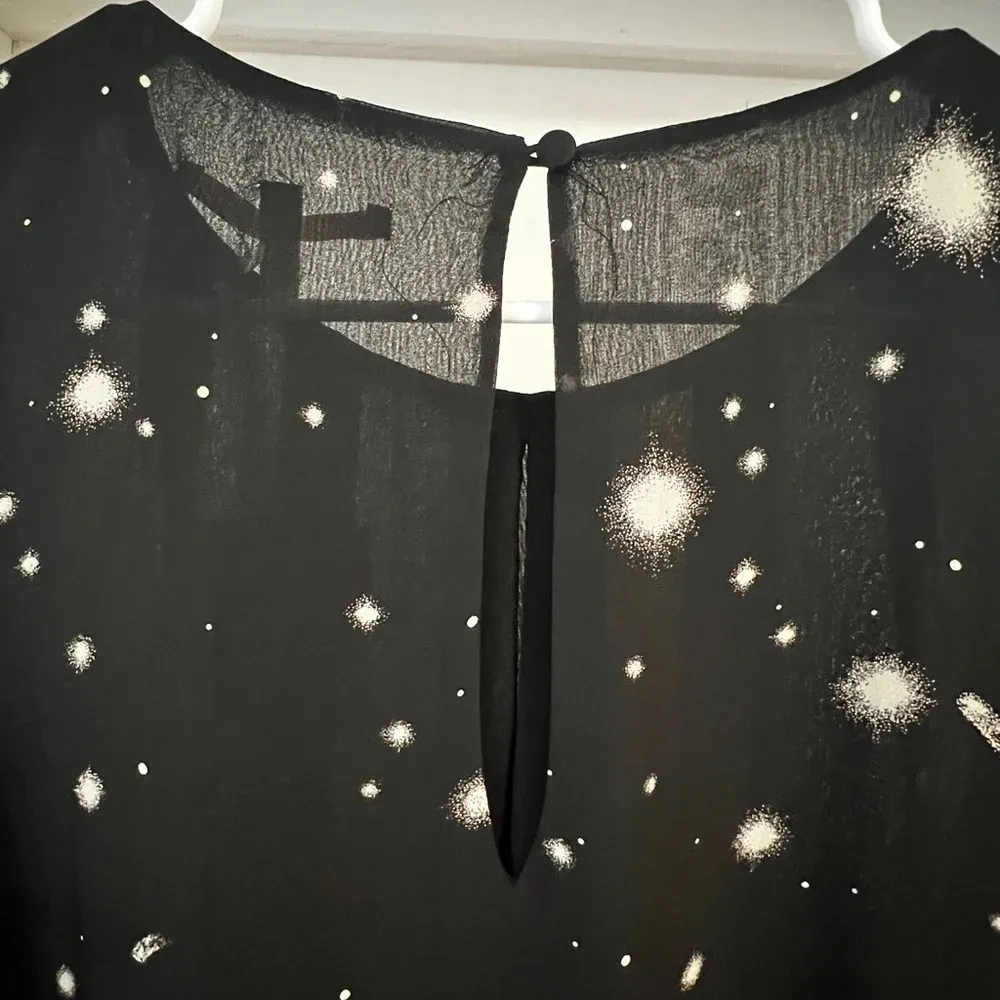 FINAL PRICE NWT Victoria’s Secret Starry Night Star Dress Chiffon Long Sleeve - Image 7