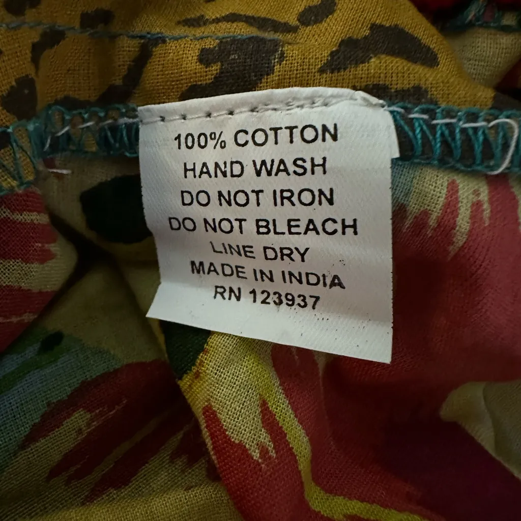 Debbie Katz Cover Up Rio Dress Colorful Vacation Cruise Resortwear Tropical Blue - Image 11