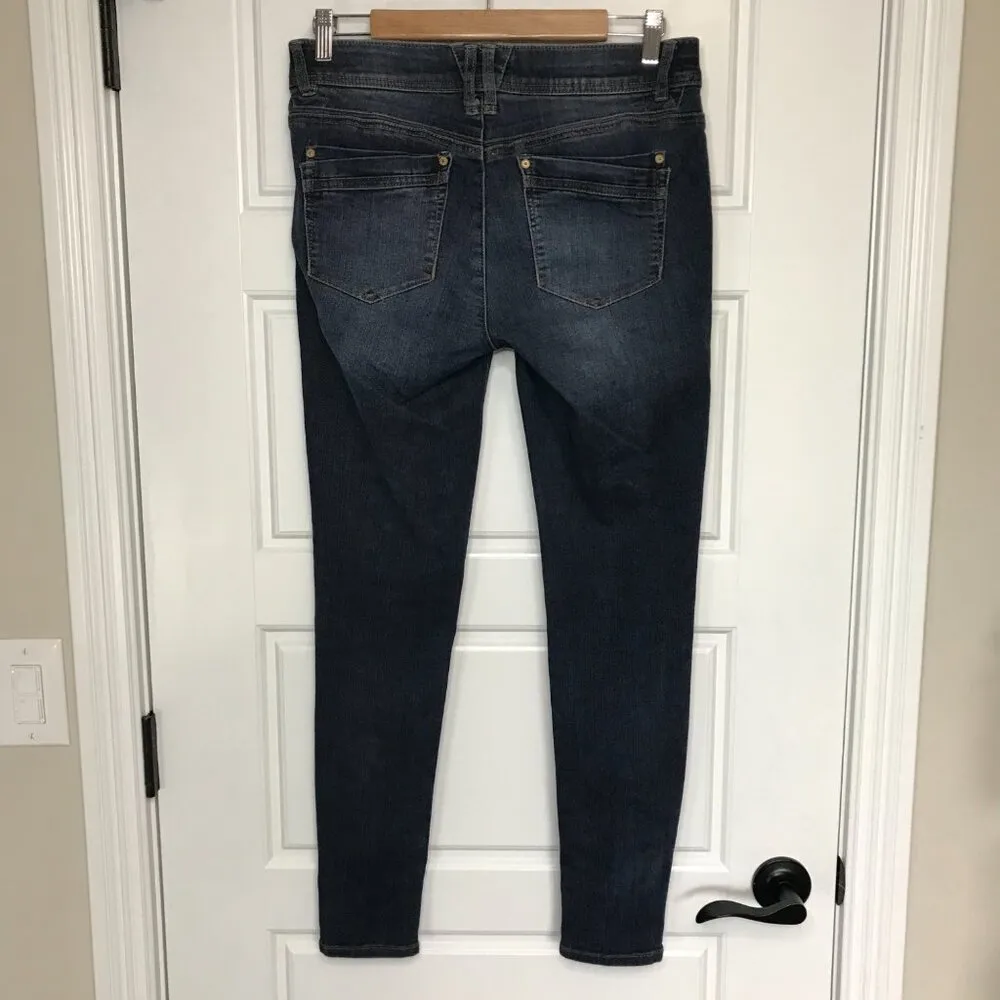 Democracy Ab Technology Skinny Jeans Women's Size 6 Dark Wash Cotton Rayon Denim - Image 3