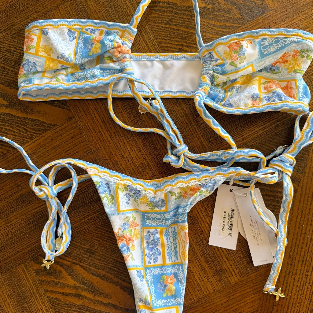 Bydee Bikini S NWT set Blue - Image 2