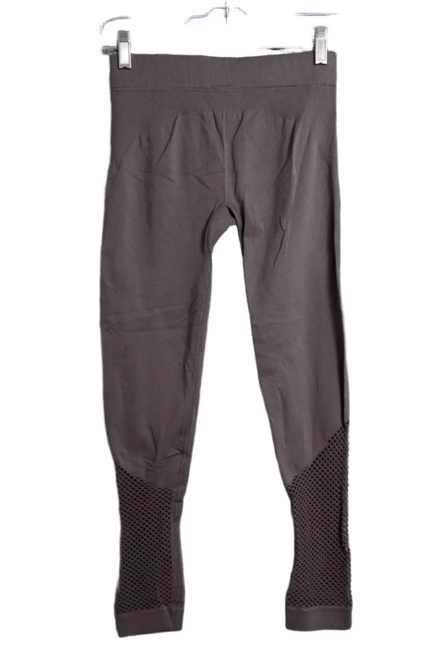 Adidas By Stella McCartney Cement Mushroom Seamless High Waisted Mesh Leggings M Brown Size M - Image 4