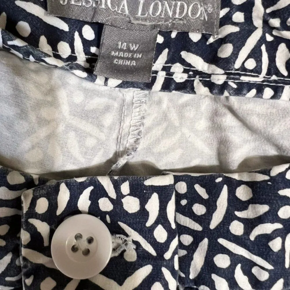 Jessica London size 14 W cropped pants - Image 5