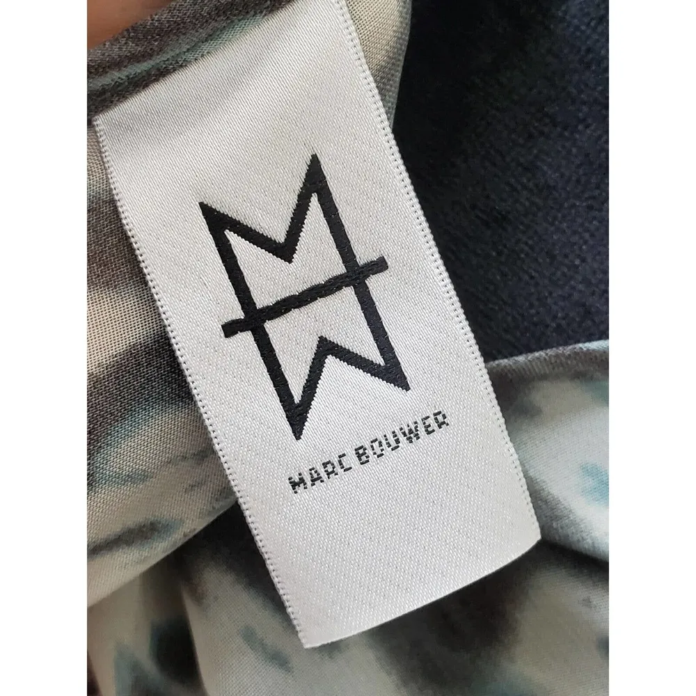 Marc Bouwer Multicolor Long Sleeve Round Neck Drawstring Top Blouse Size Large - Image 7