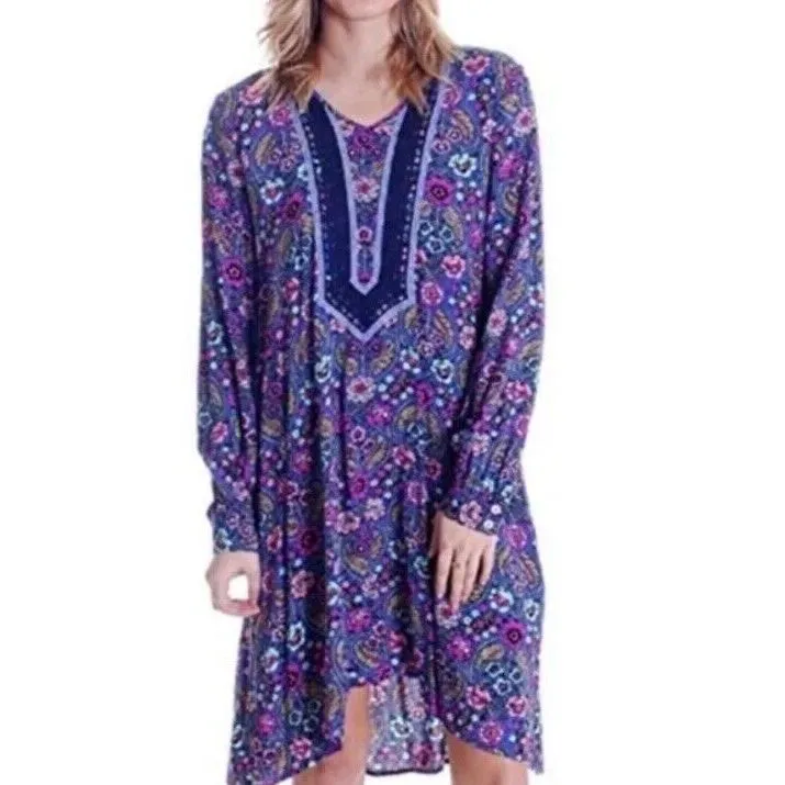 Matilda‎ Jane women ' s dress size S Thoughts and Dreams Long Sleeve floral Boho - Image 13
