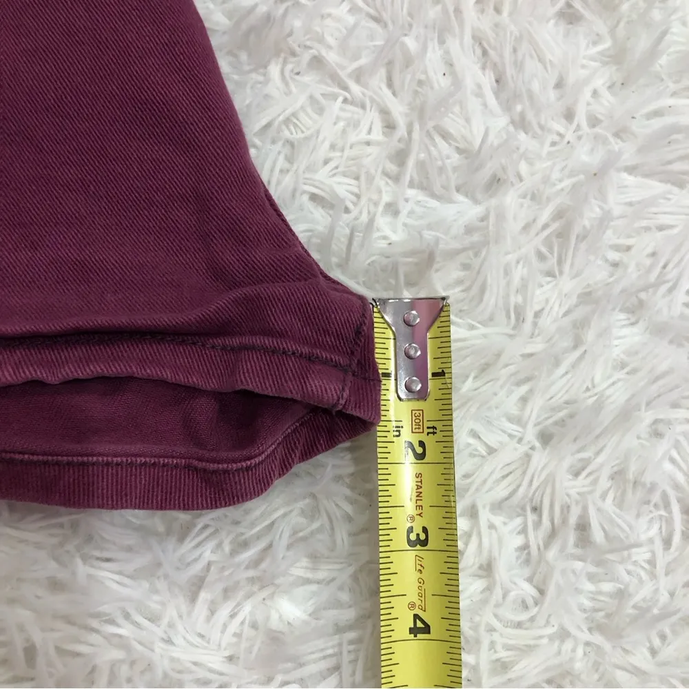 BDG‎ Erin High Rise 5 Pocket Shortie Shorts Purple 25 - Image 11