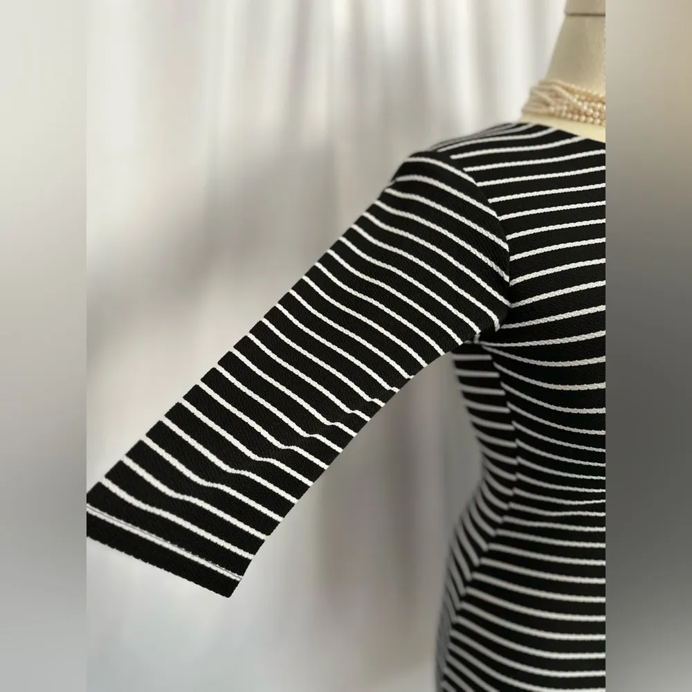 Black and white fitted dress (A4) - Image 7